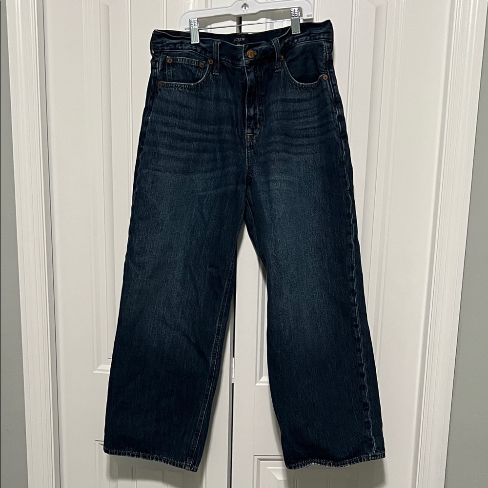 J. Crew Women's Relaxed Dark Blue Jeans